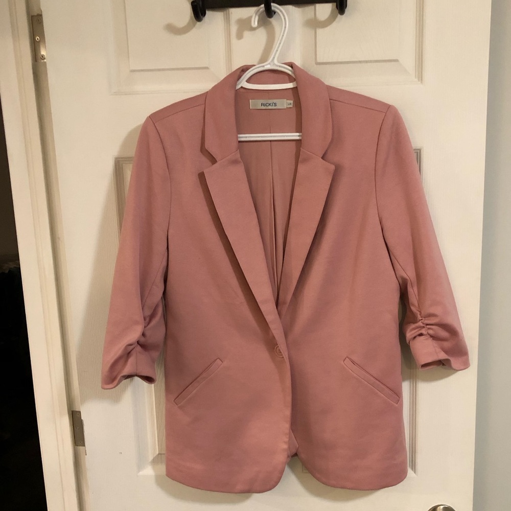 Pink blazer